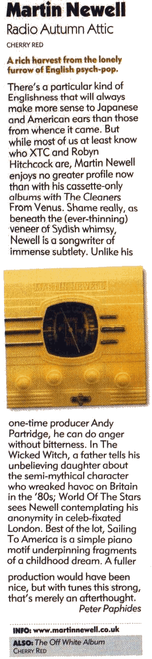 2002 June's Mojo review of Attic